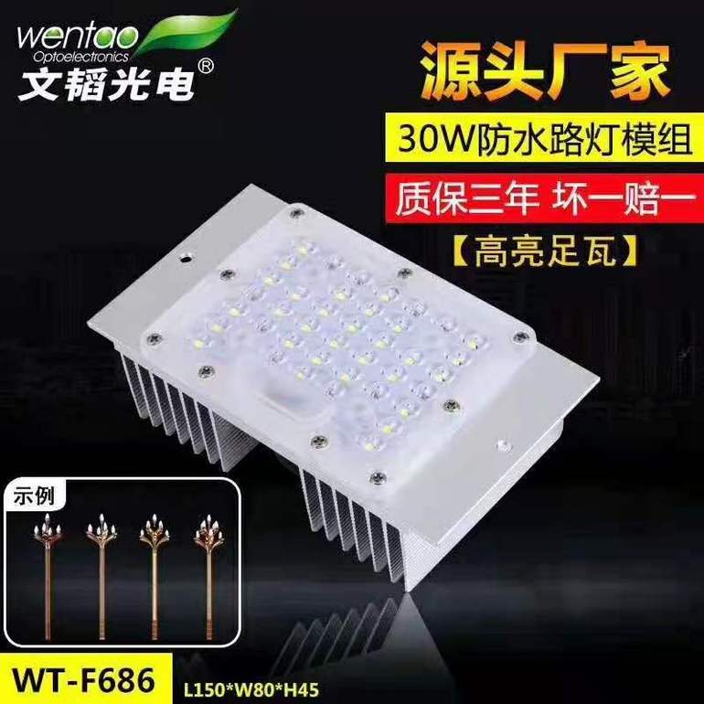 30W waterproof street lamp lighting module