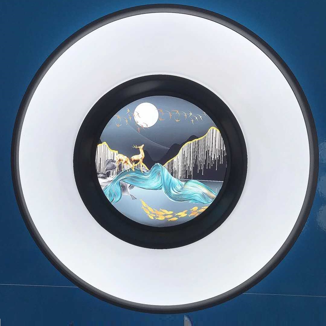 Circular energy-saving bedroom living room modern simple LED corridor balcony light