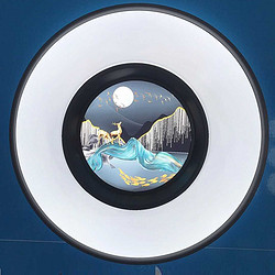 Circular energy-saving bedroom living room modern simple LED corridor balcony light