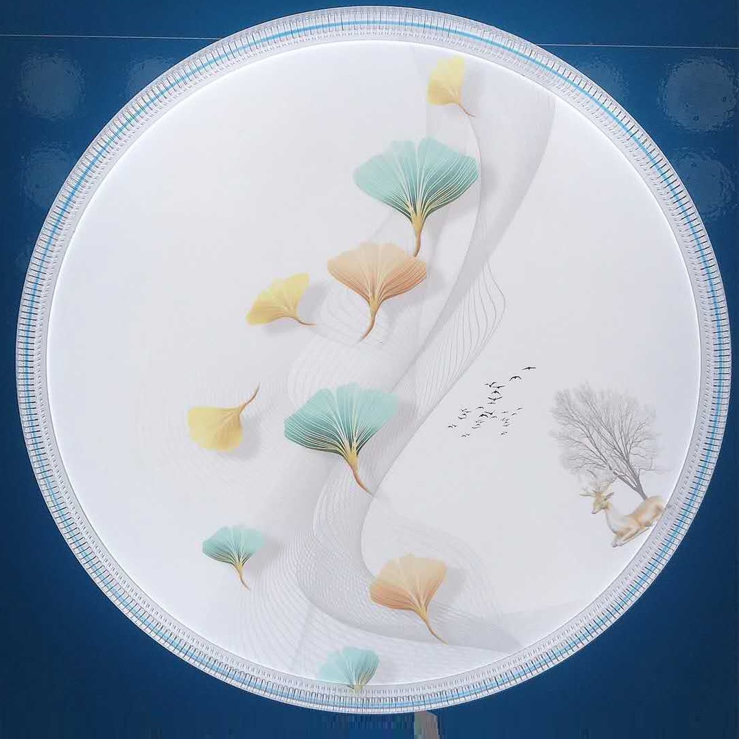 Indoor living room and bedroom drop gum blue - deciduous high bright round LED ceiling light