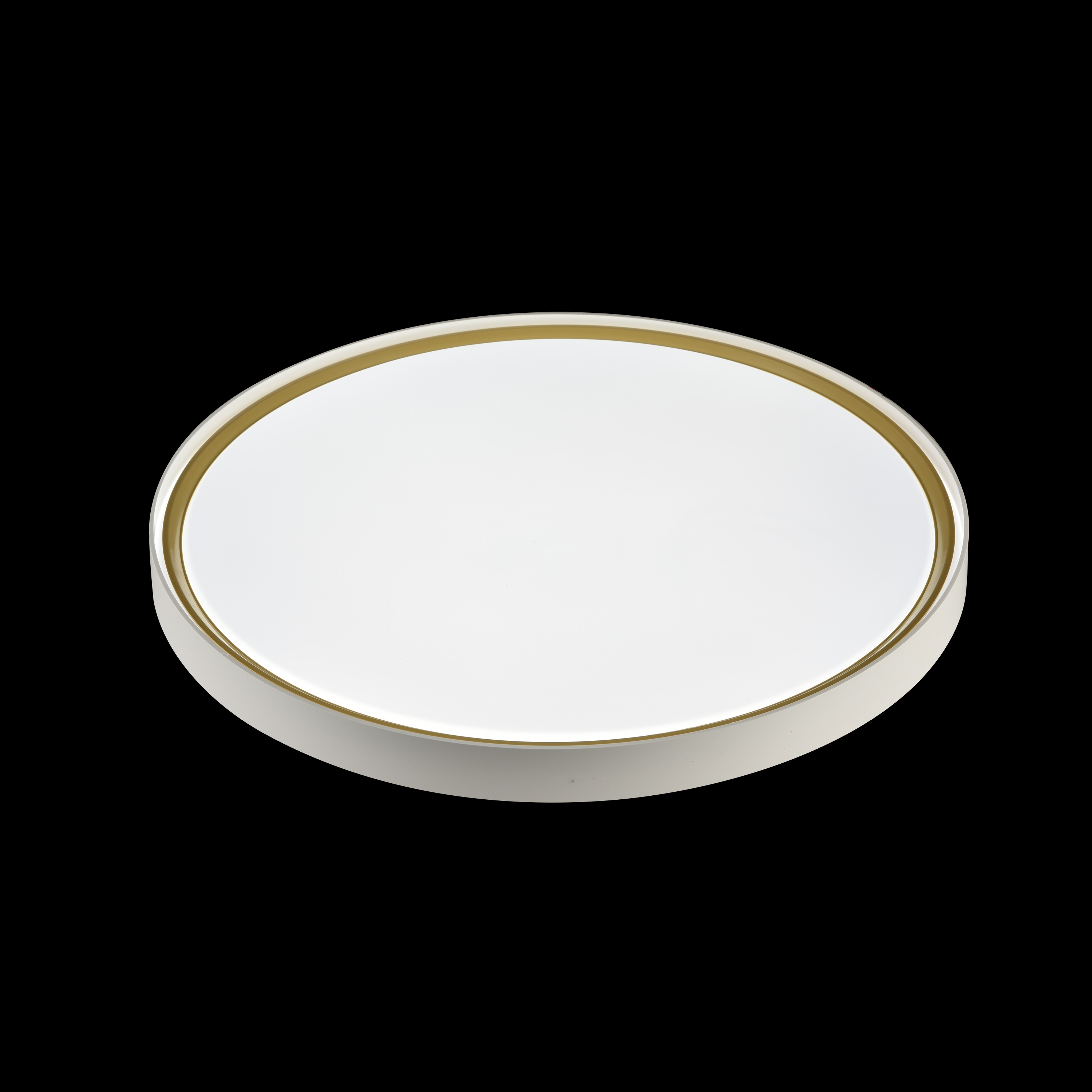 Indoor household double ring yellow simple Nordic LED ceiling light