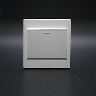 Pearl white switch socket panel