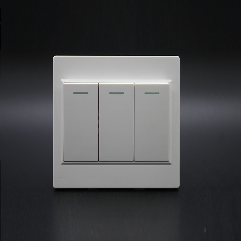 Pearl white switch socket panel