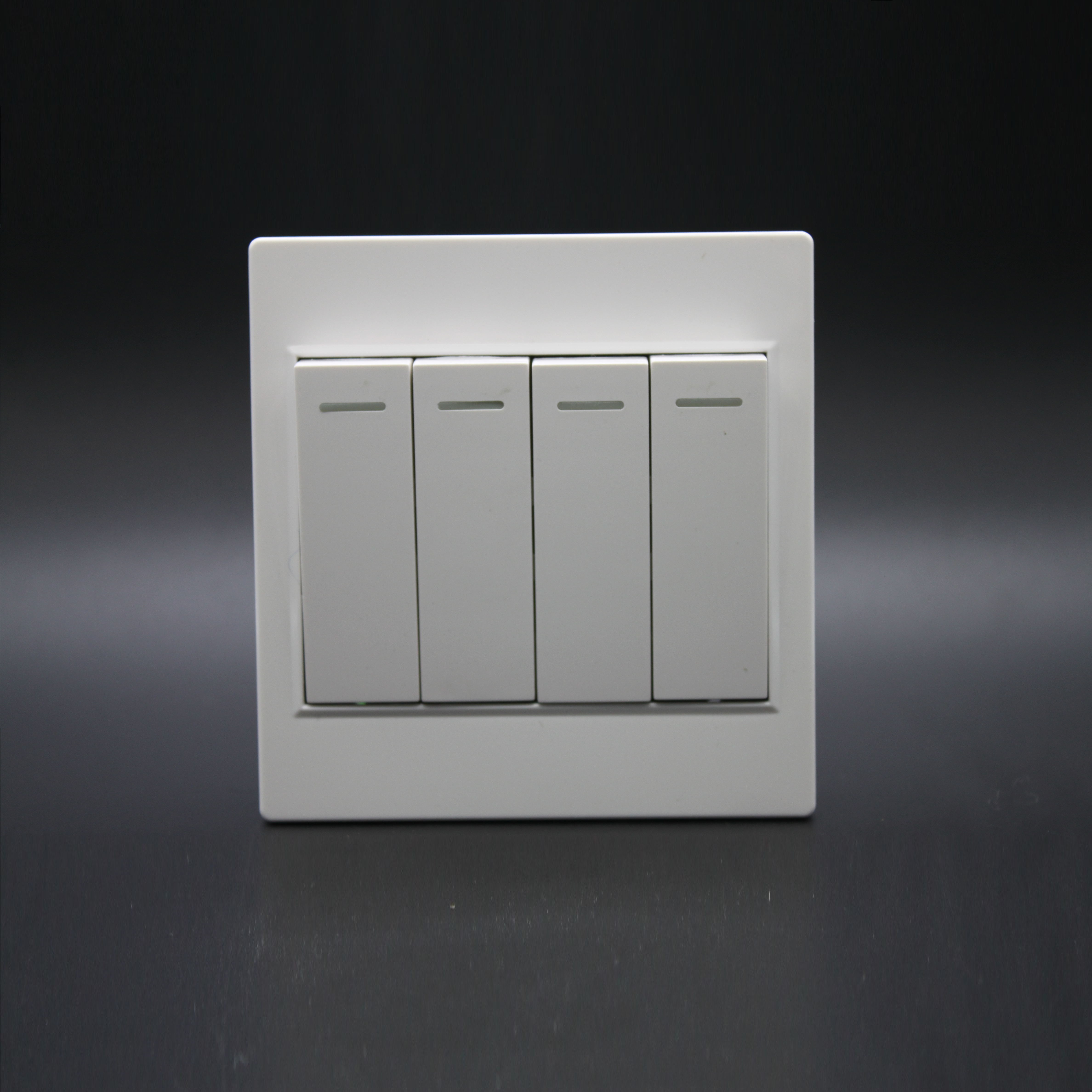 Pearl white switch socket panel