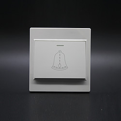 Ivory wall switch panel doorbell switch