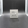 Ivory white household safety switch socket