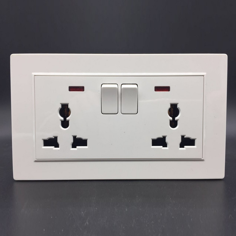 Multi-purpose switch panel household wall socket