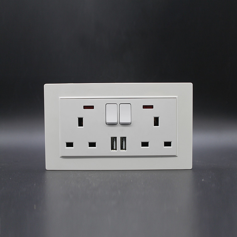 Multi-purpose switch panel household wall socket