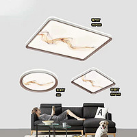 Simple ultra-thin LED energy-saving ceiling light in living room and bedroom