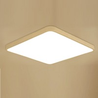 Simple and modern atmospheric household hall square ultra-thin flat lamp