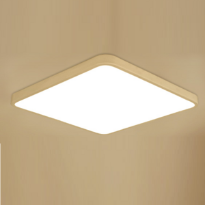 Simple and modern atmospheric household hall square ultra-thin flat lamp