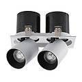 Built-in adjustable double-end hole gallery COB track spotlights