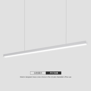Nordic strip conference office a word simple white chandelier