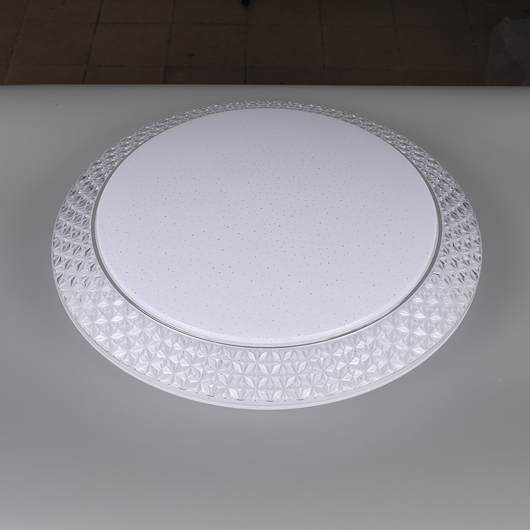 Simple round LED ceiling light in dining room, living room and toilet