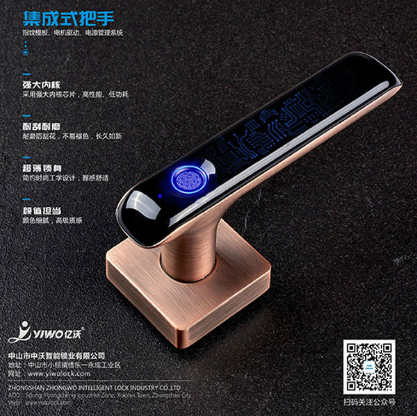 Integrated Handle Intelligent Lock