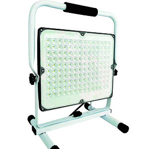 White simple outdoor portable stand type projector lamp