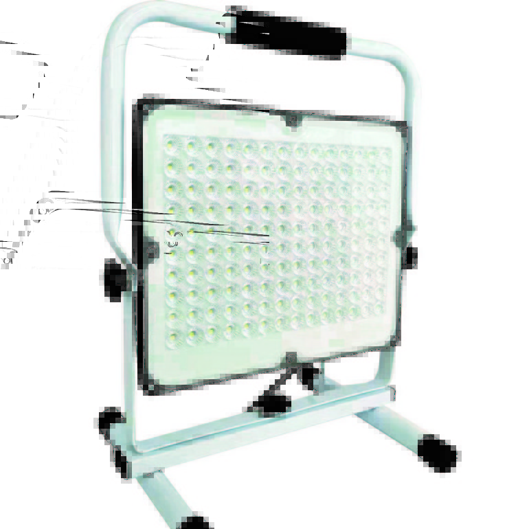 White simple outdoor portable stand type projector lamp