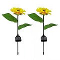 LED outdoor park landscape sunflower tree lights