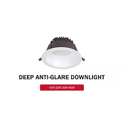 Deep anti-dazzle down light in home bedroom porch with high brightness and energy saving