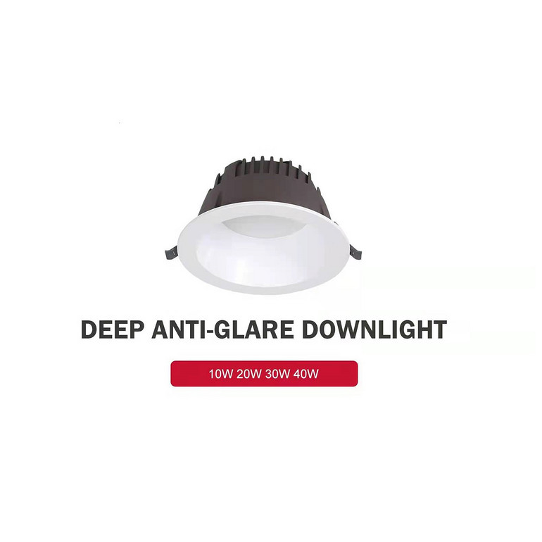 Deep anti-dazzle down light in home bedroom porch with high brightness and energy saving
