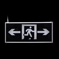 Fire emergency sign light evacuation light safety exit passage sign