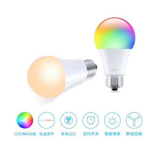 CW Flame Retardant RGB Light Bulb