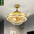 New invisible ceiling fan lamp bedroom household modern contracted lamps