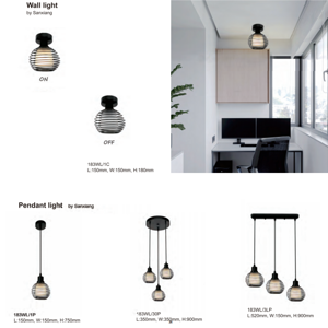 Nordic creative personality office and home lighting LED chandelier