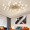 Personality and creative indoor bedroom living room highlighted LED chandelier