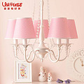 Children's room bedroom creative cartoon LED crystal chandeliers