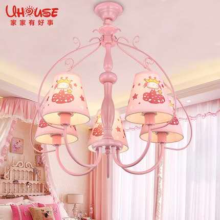 Bedroom creative cartoon personality art shop decorative chandeliers for children