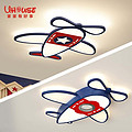 Thin children's aircraft creative cartoon LED eye-protector ceiling light