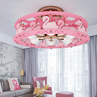 Nordic originality cartoon lovely children bedroom new style swan absorbs ceiling light