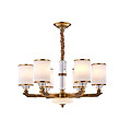 New Chinese style living room full copper atmosphere light luxury dining room bedroom chandelier