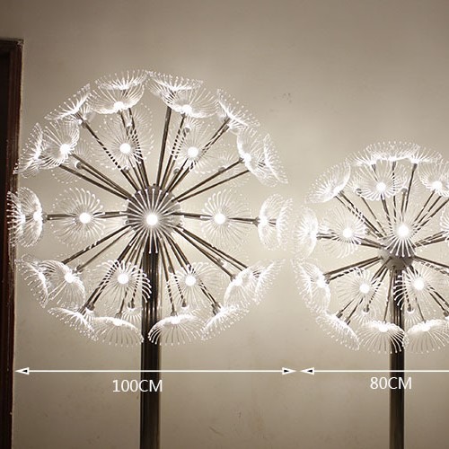 LED fiber optic dandelion light stainless steel outdoor waterproof rust landscape light lawn modeling light