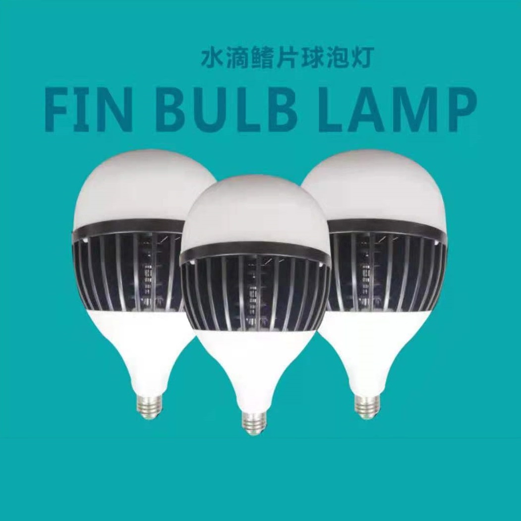 IP65 waterproof and energy-saving water drop fin screw mouth bulb lamp