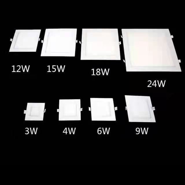 Ultra-thin embedded LED square flat light with high brightness and energy saving indoor lighting