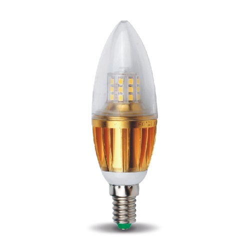 Golden LED Candle Bulb