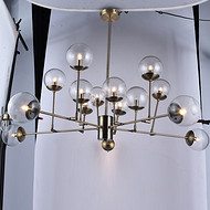 Round Ball Iron Chandelier