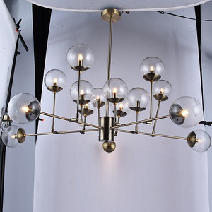 Round Ball Iron Chandelier