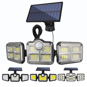 Highlights energy-saving LED solar projectors for outdoor rural roads