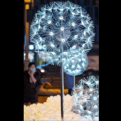 New bright Dandelion PC stainless steel outdoor LED landscape lamp