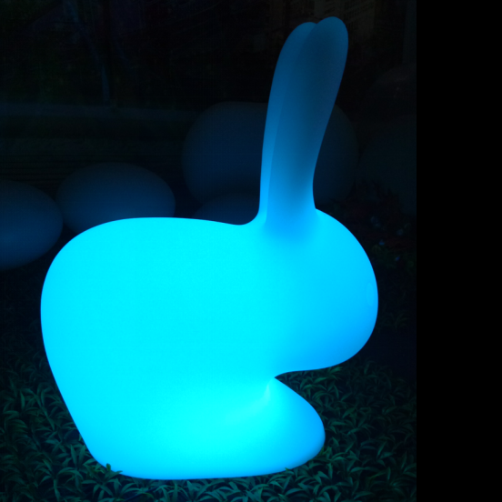 Outdoor simple creative GRB rabbit animal shape lamp