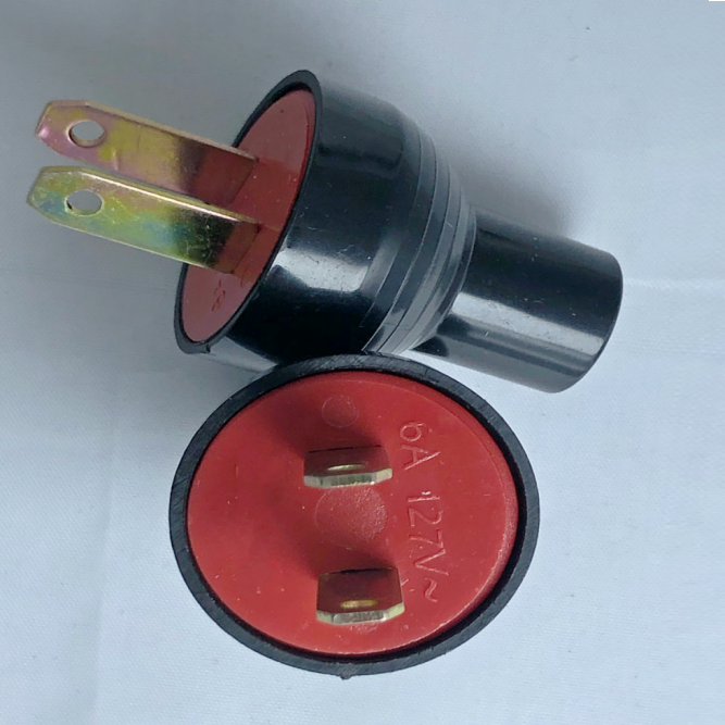 simple two-pin plug
