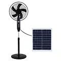 Solar electric fan