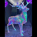 The outdoor garden lawn only beautiful fantasy elk decorative lamp