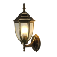 Creative simple antique waterproof courtyard LED outdoor wall lamp