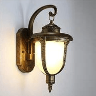 European style simple outdoor villa courtyard bright LED outdoor wall lamp