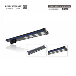 Outdoor lighting highlights 200W integrated solar street lamp