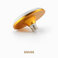 Golden Printed UFO Panel Light Bulb